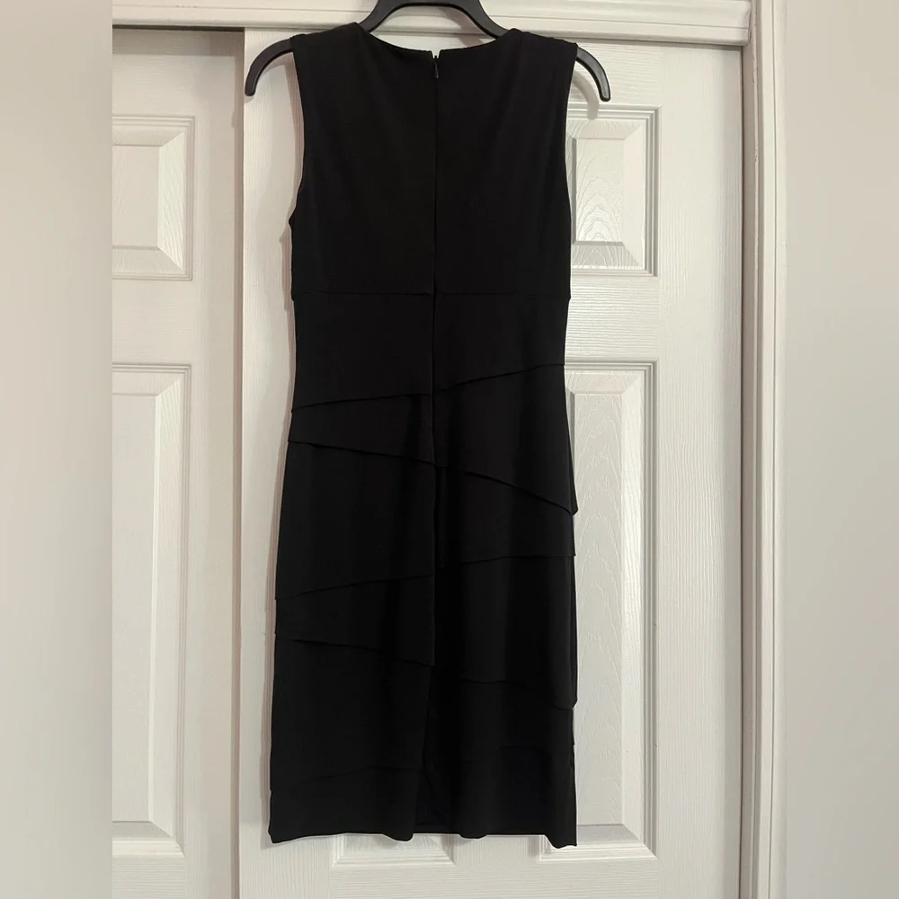 White House Black Market Women’s Black Sleeveless Dress – Size 6 - Picture 2 of 5